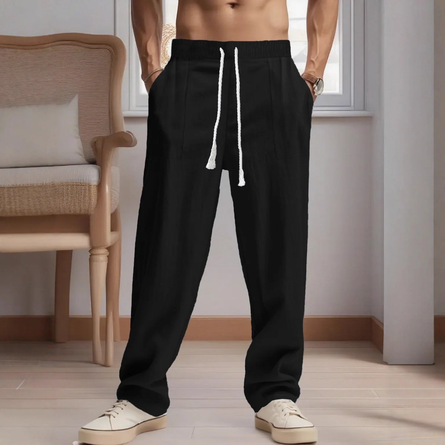 Men's Cotton Linen Pants
