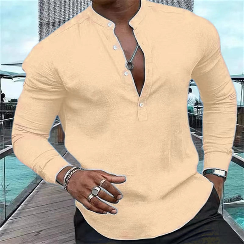 Men's Casual Long Sleeve Shirt