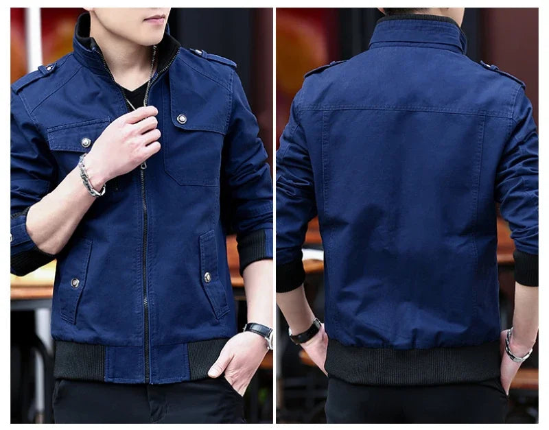 Cargo British style Warm Windproof Jacket