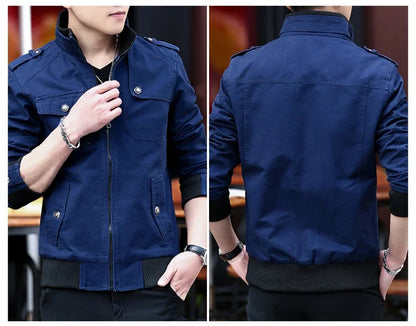 Cargo British style Warm Windproof Jacket