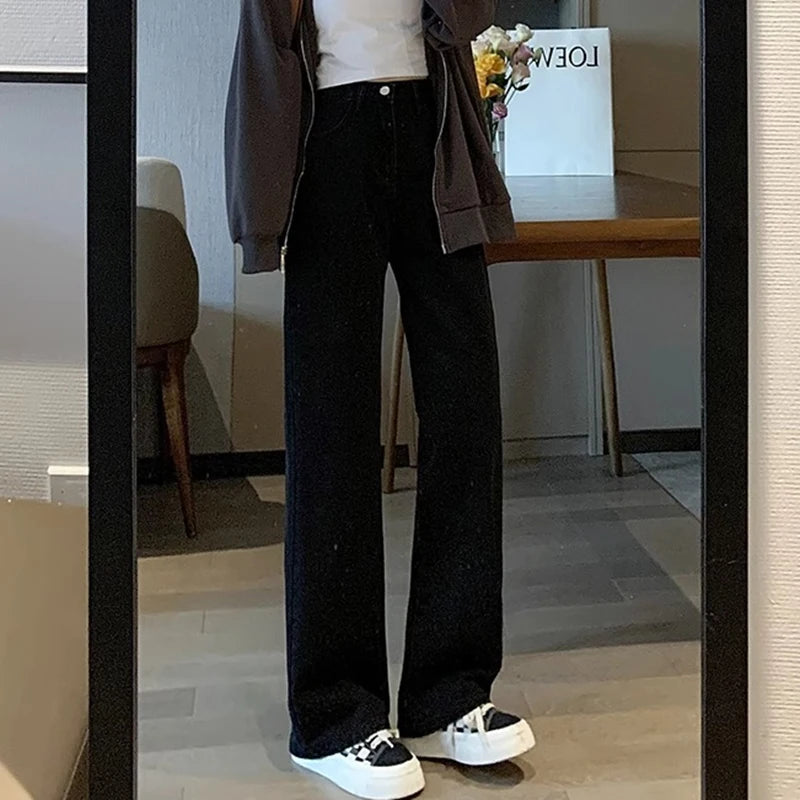 Woman Vintage High Waist Jeans Pant