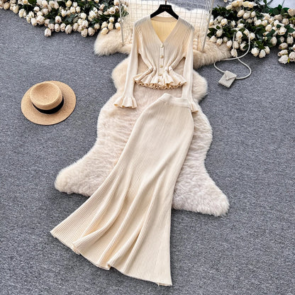 Two-Piece Knitted Suits for Women