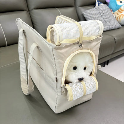 Portable Pet Carrying Shoulder Handbag