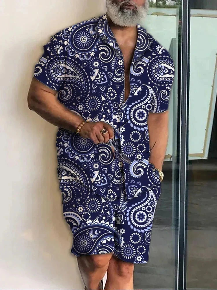 Luxury Men's Summer Shirt Set