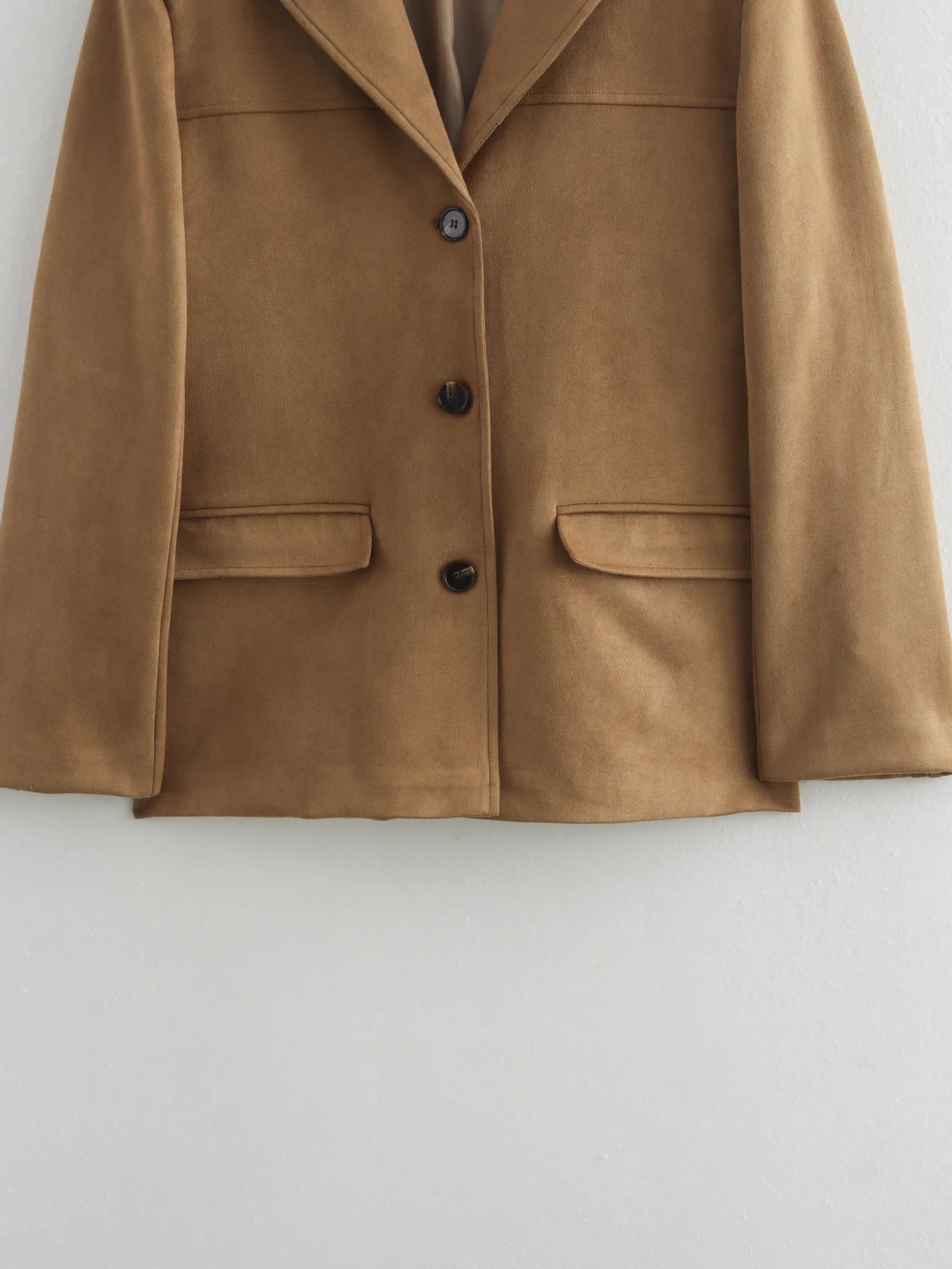 Vintage Women's Loose Suede Jacket