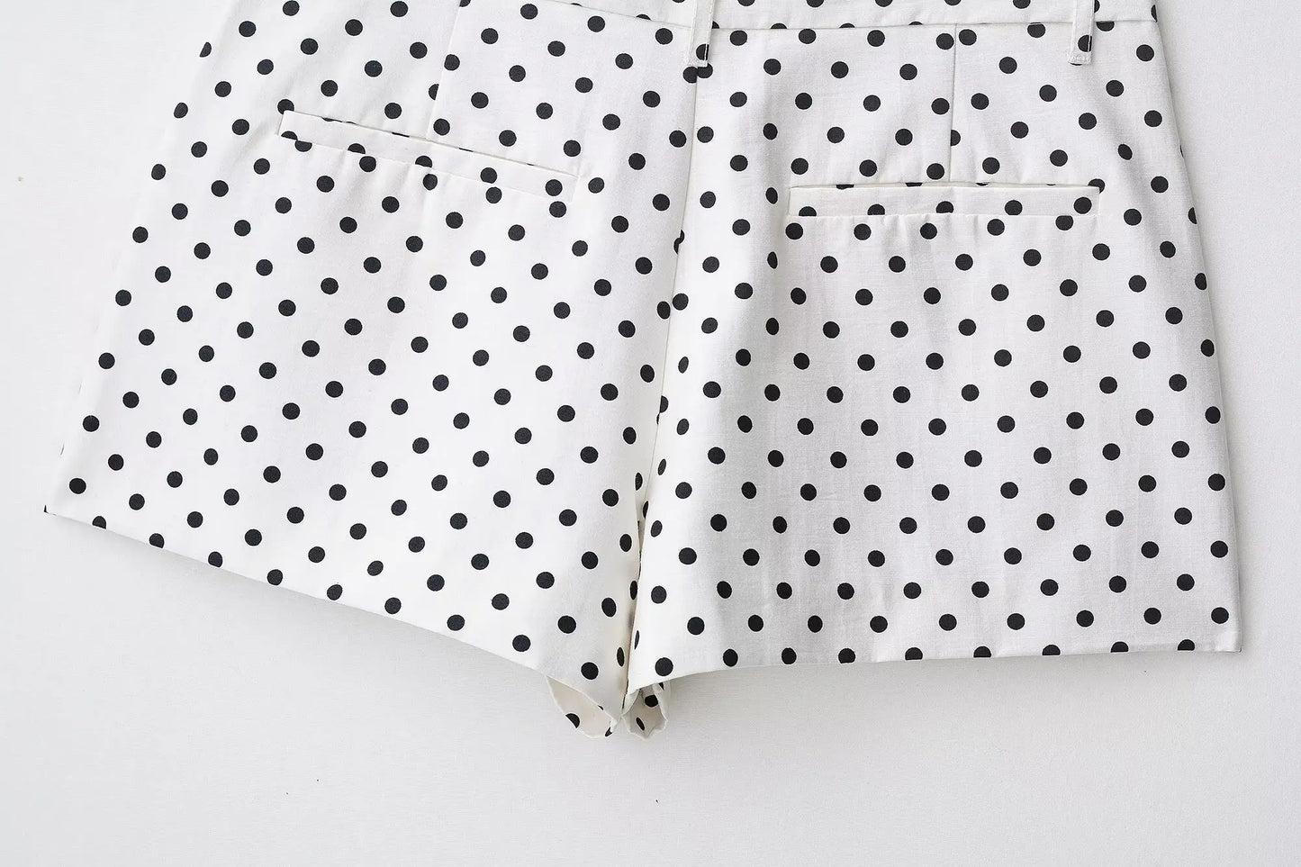 Fashion Polka Dot Shorts Set For Women