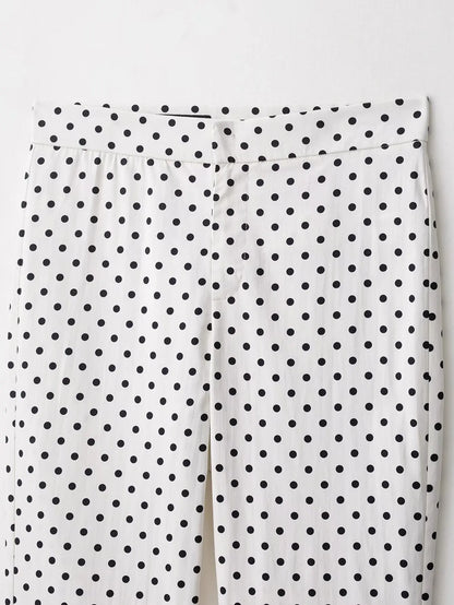 Fashion Polka Dot Shorts Set For Women