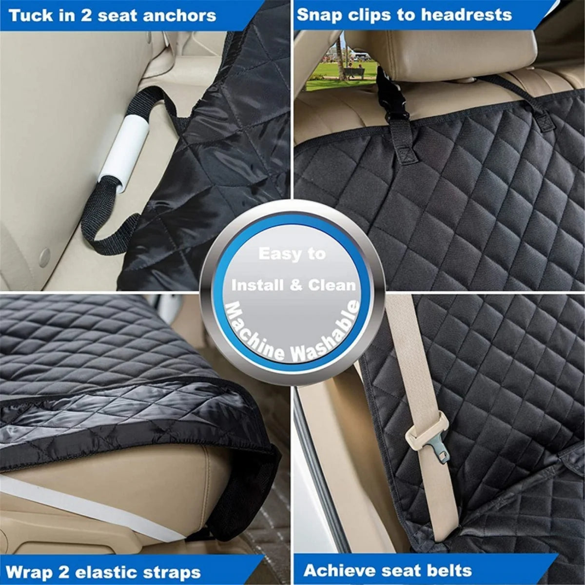 Waterproof Rear Pet Seat Protector Mat