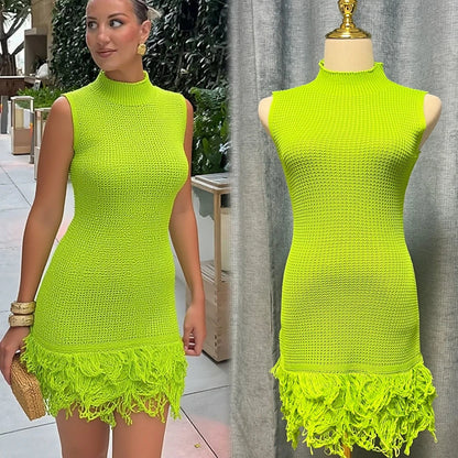 Sleeveless Bodycon Mini Party Dress