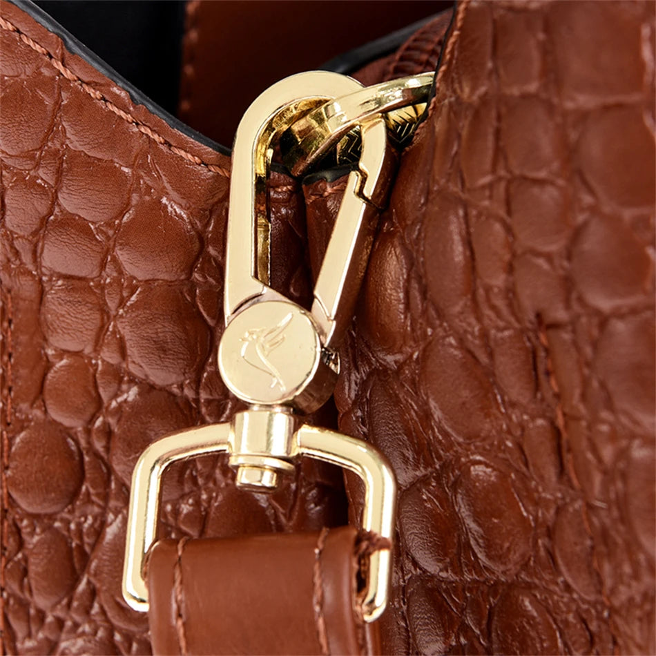 Soft Leather Shoulder Crossbody Bag for Women