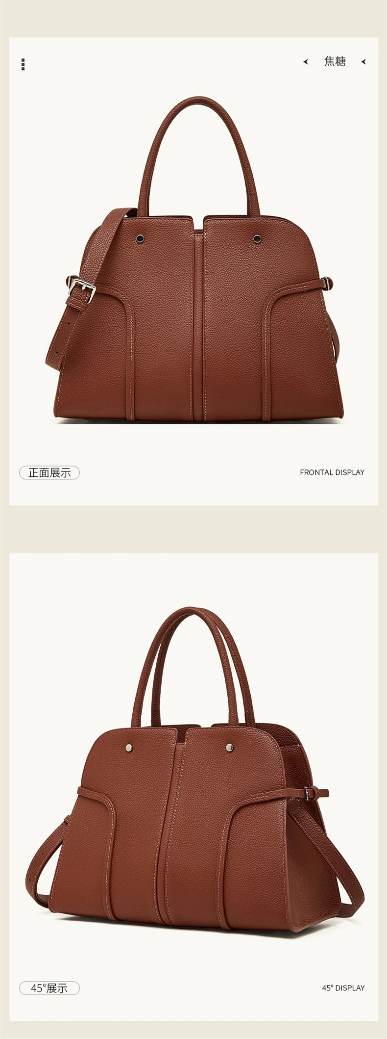 Genuine Leather Tote Handbags For Women