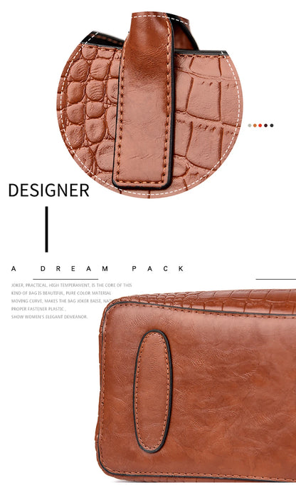 Soft Leather Shoulder Crossbody Bag for Women