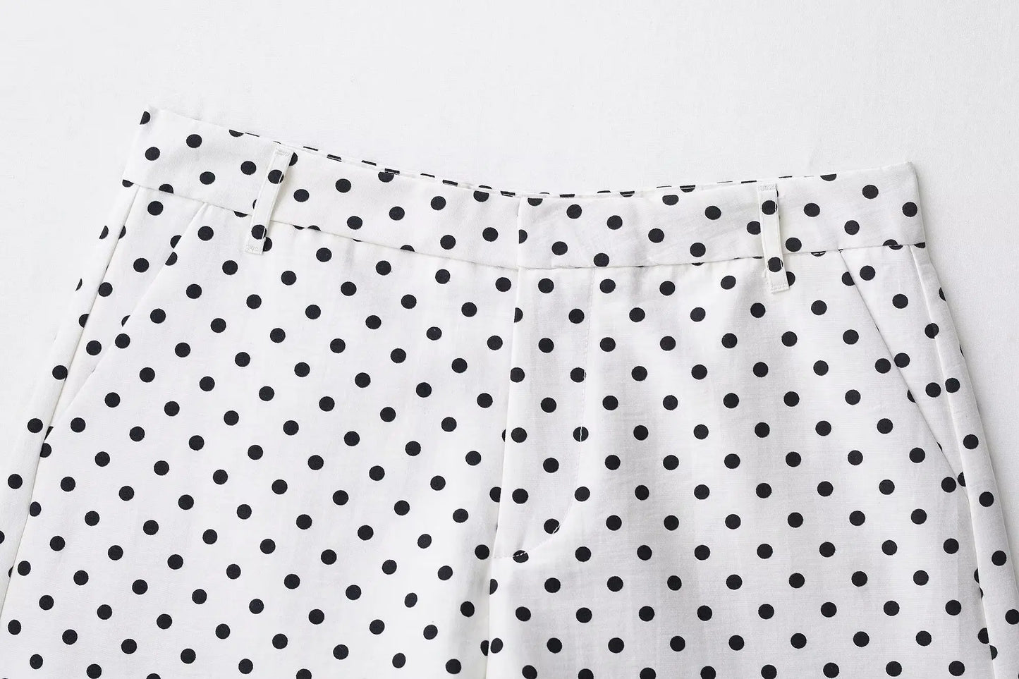 Fashion Polka Dot Shorts Set For Women