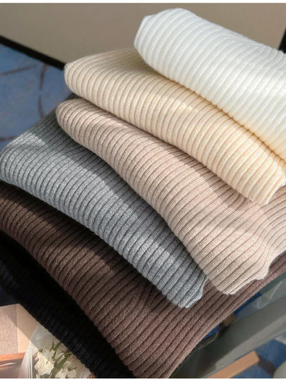 V-neck  Long Sleeve Bodycon Sweater