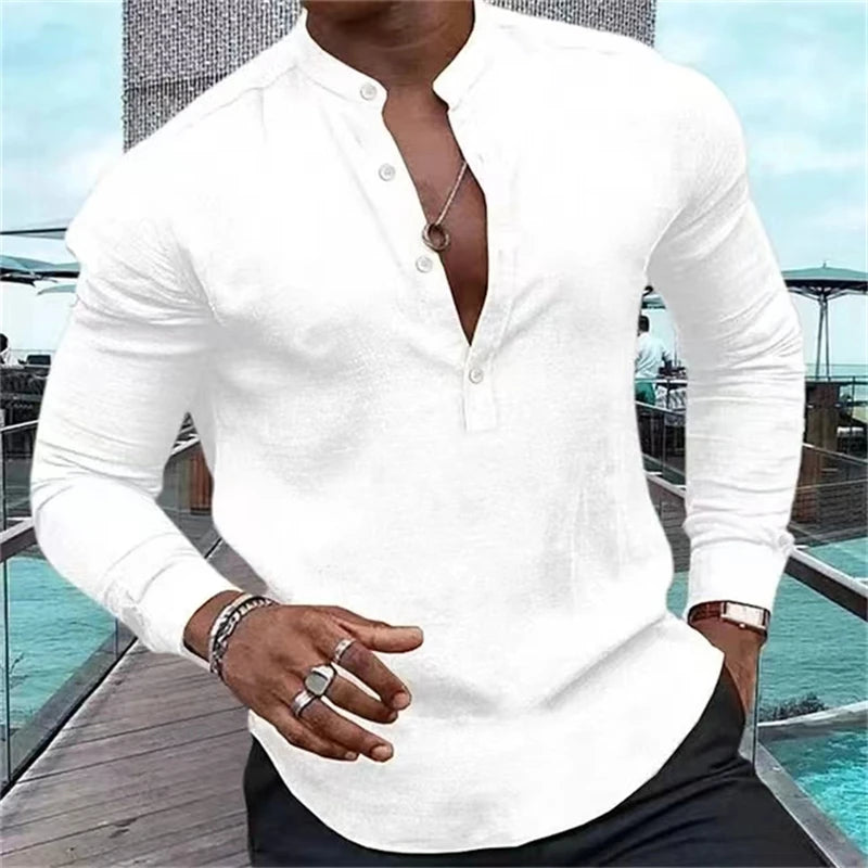 Men's Casual Long Sleeve Shirt