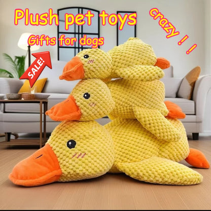 Dogs Duck Squeaky Plush Toy