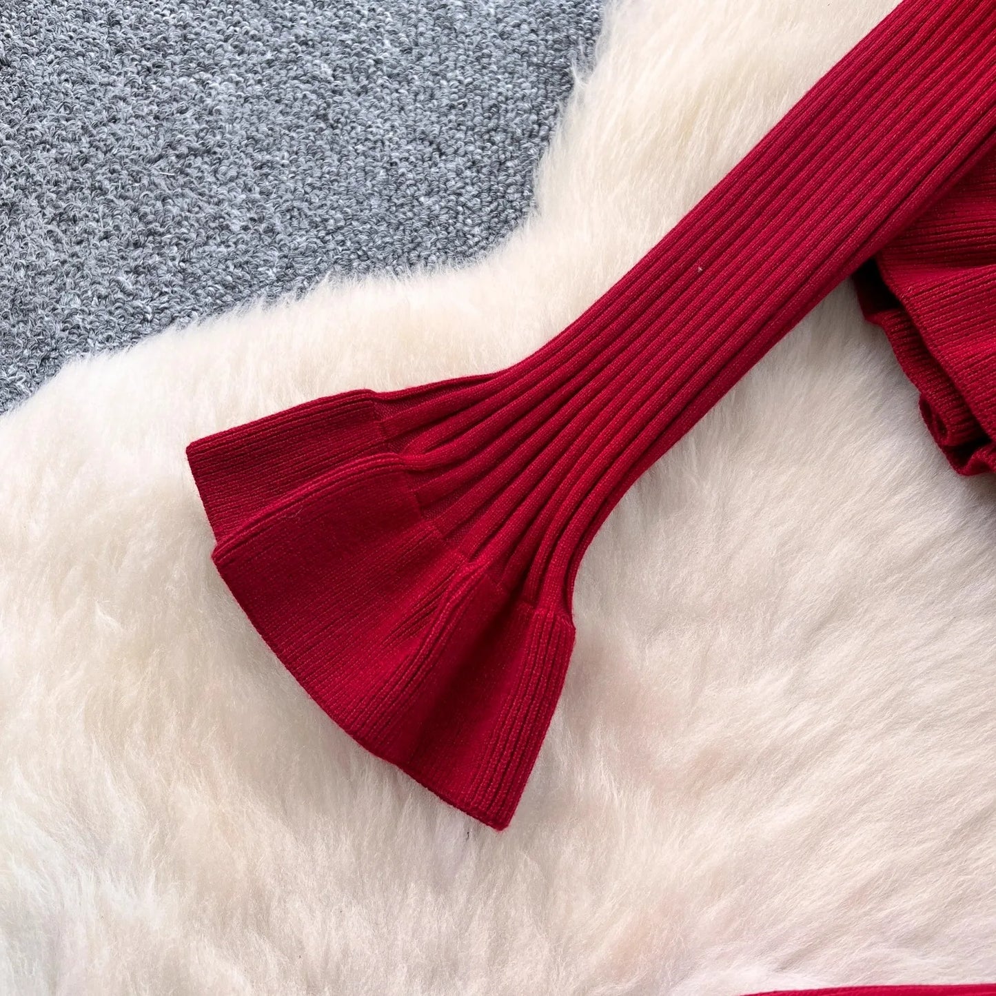 Two-Piece Knitted Suits for Women