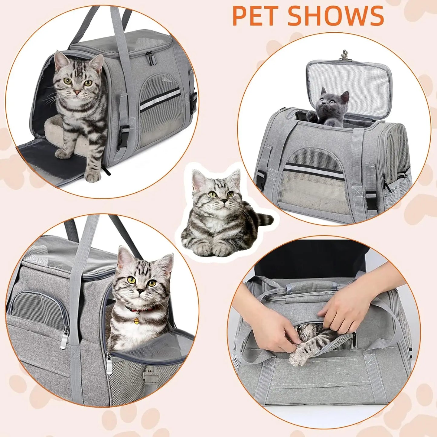 Traveling Pet Carrier Bag