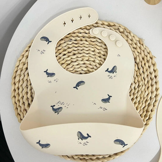 Cute Feeding Silicone Bib