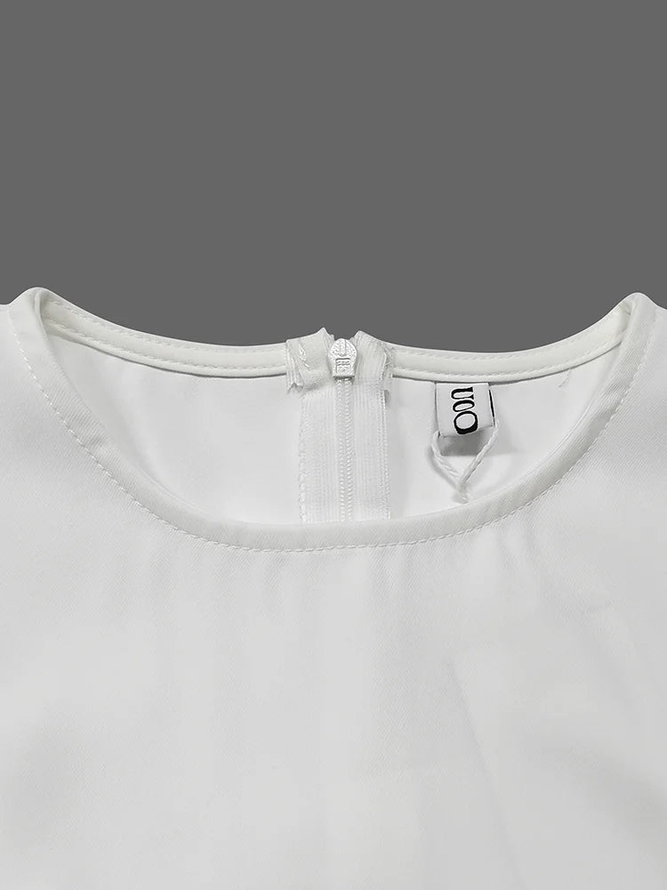 Sleeveless Round-Neck Casual Dress