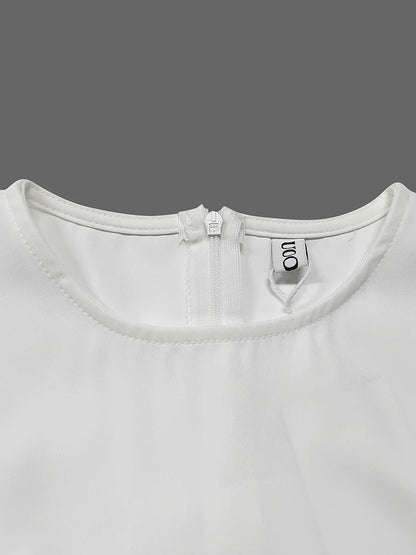 Sleeveless Round-Neck Casual Dress