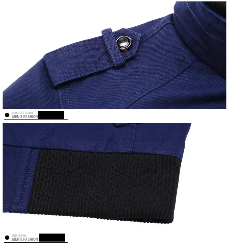 Cargo British style Warm Windproof Jacket