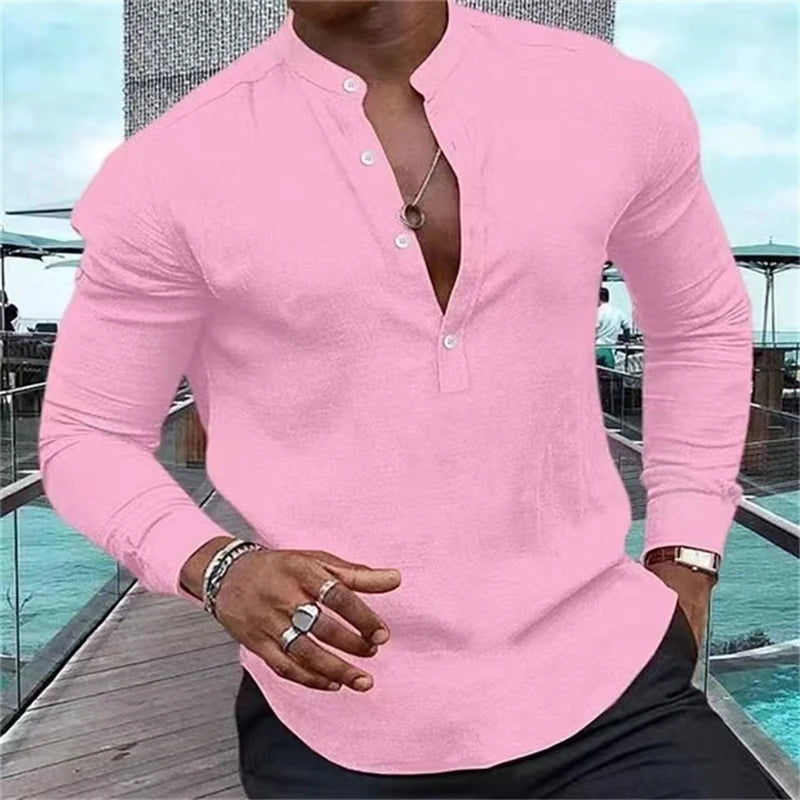 Men's Casual Long Sleeve Shirt