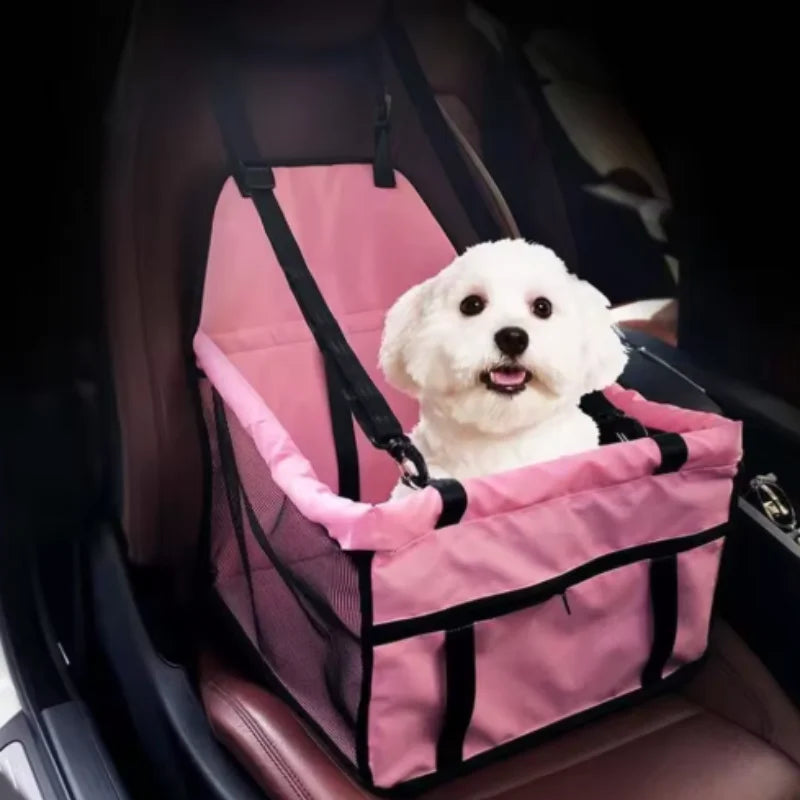 Foldable Pet Car Safety Basket Bag