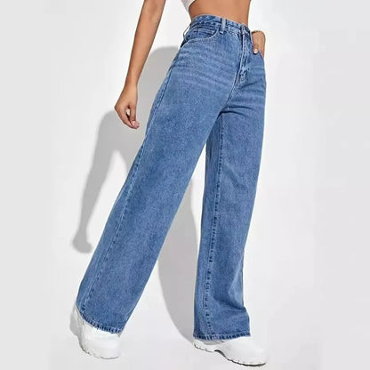 Retro Baggy Straight Jeans Pant
