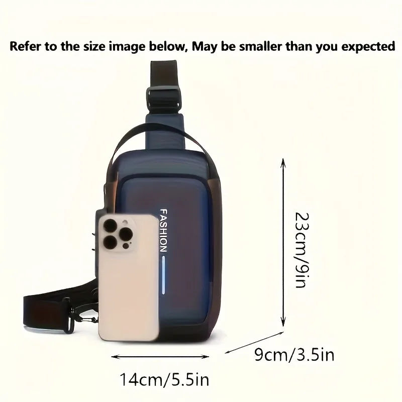 Men's Sporty Chest Bag