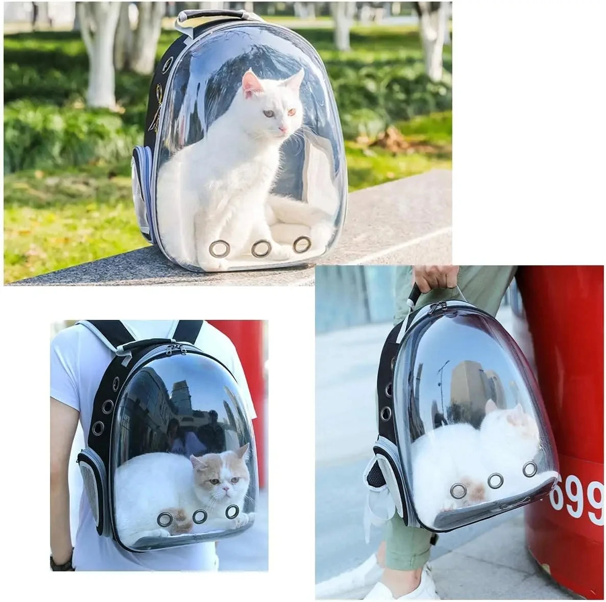 Transparent Bubble Design Pet Carrier Backpack