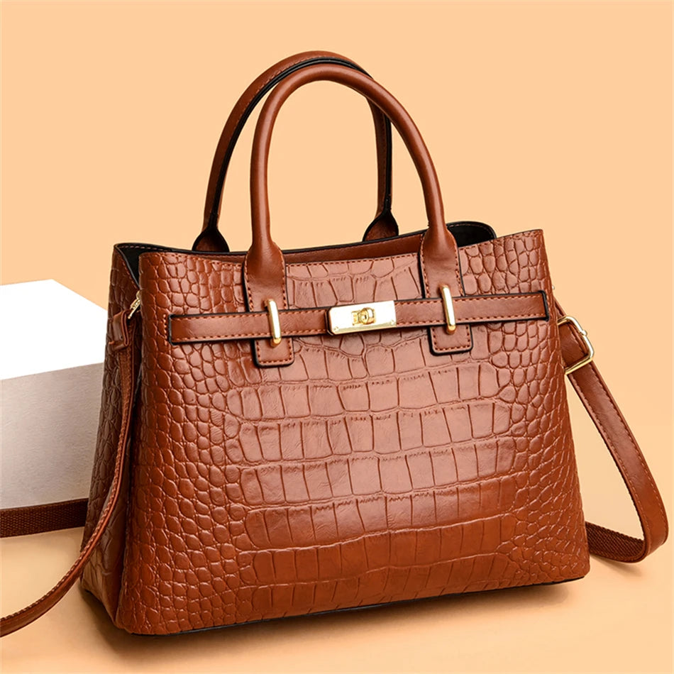 Soft Leather Shoulder Crossbody Bag for Women
