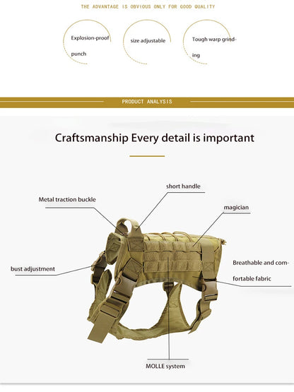 Tactical Dog Harness