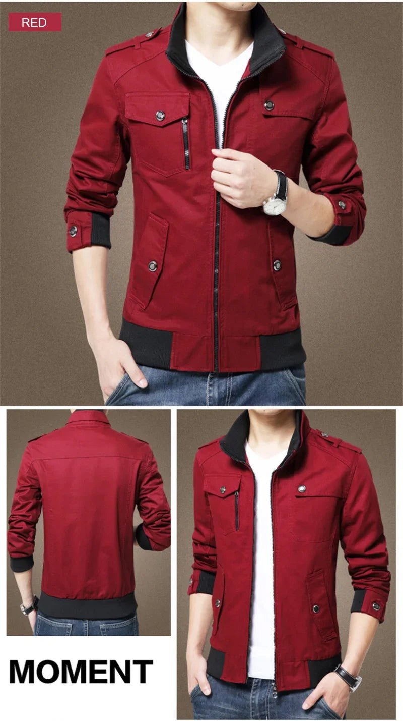 Cargo British style Warm Windproof Jacket