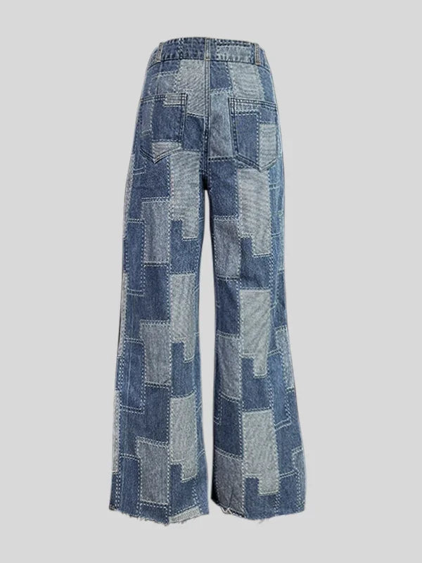 Wide Leg Loose Jeans Pant