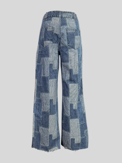 Wide Leg Loose Jeans Pant