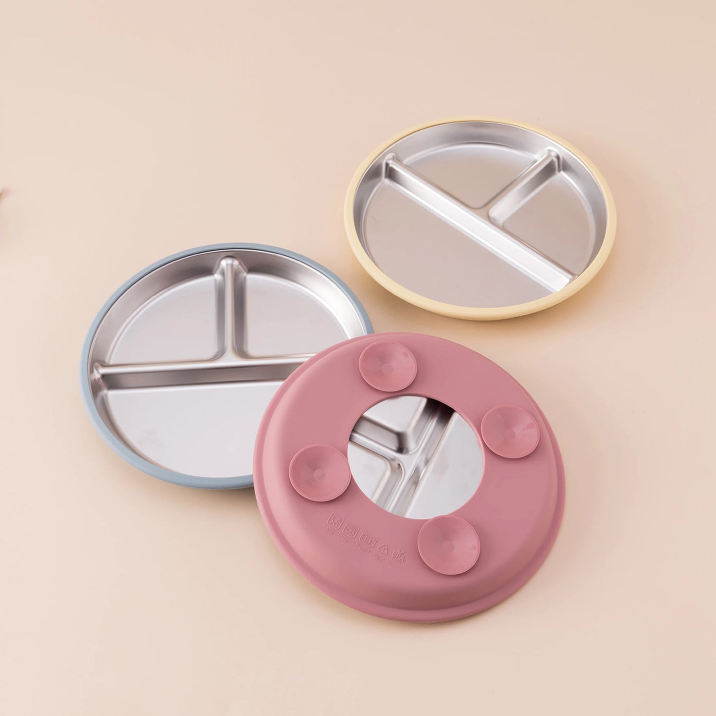 Stainless Steel Dishes Plate Baby Feeding Set