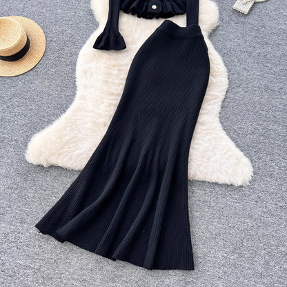 Two-Piece Knitted Suits for Women