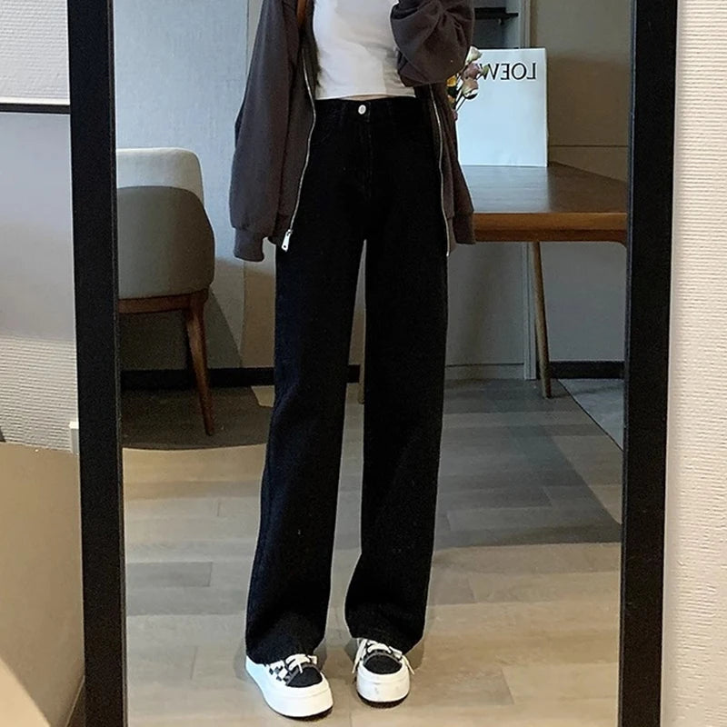 Woman Vintage High Waist Jeans Pant