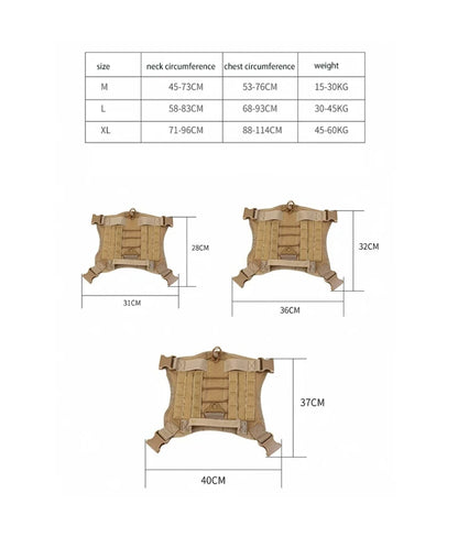Tactical Dog Harness