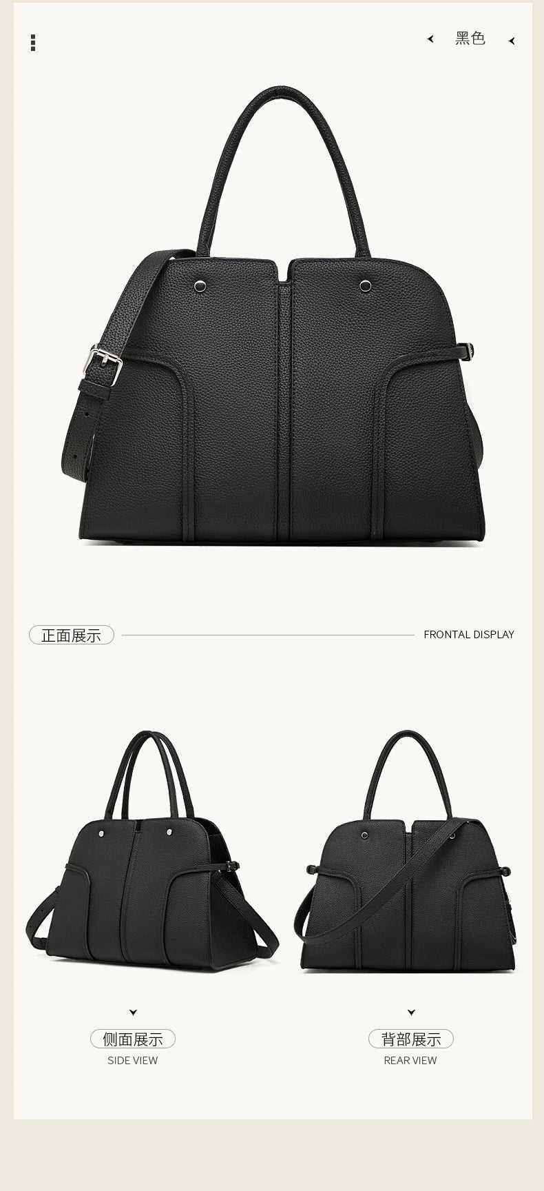 Genuine Leather Tote Handbags For Women