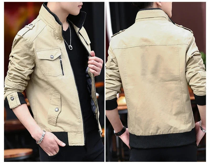 Cargo British style Warm Windproof Jacket