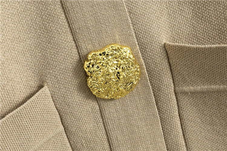 V-neck  Long Sleeve Sweater Cardigan Pants Set