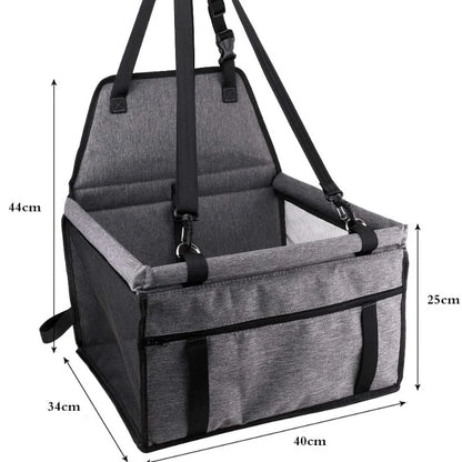 Foldable Pet Car Safety Basket Bag