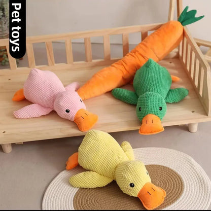 Dogs Duck Squeaky Plush Toy