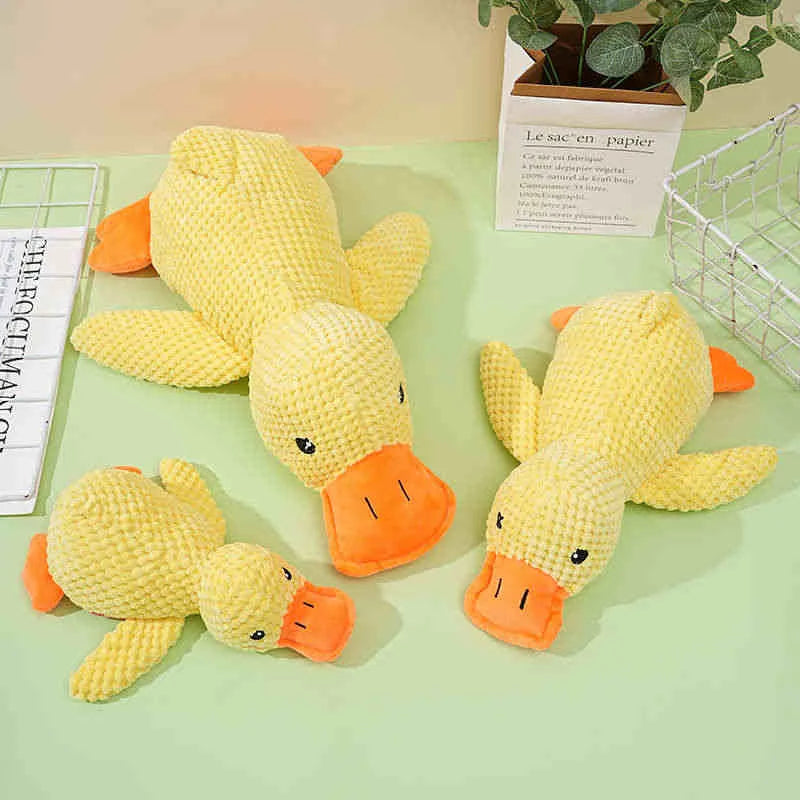 Dogs Duck Squeaky Plush Toy