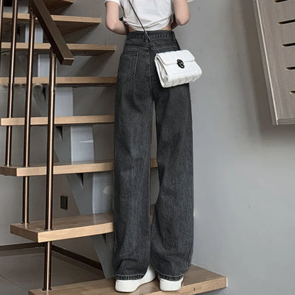 Woman Vintage High Waist Jeans Pant