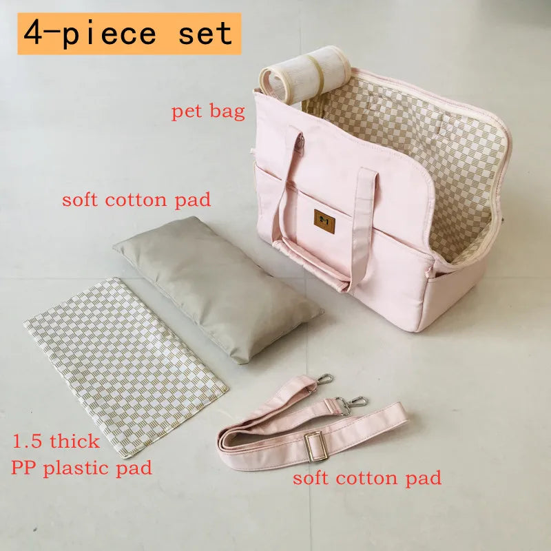 Portable Pet Carrying Shoulder Handbag