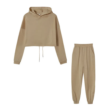 Oversized Hoodie Sweatpant Sportswear Suit