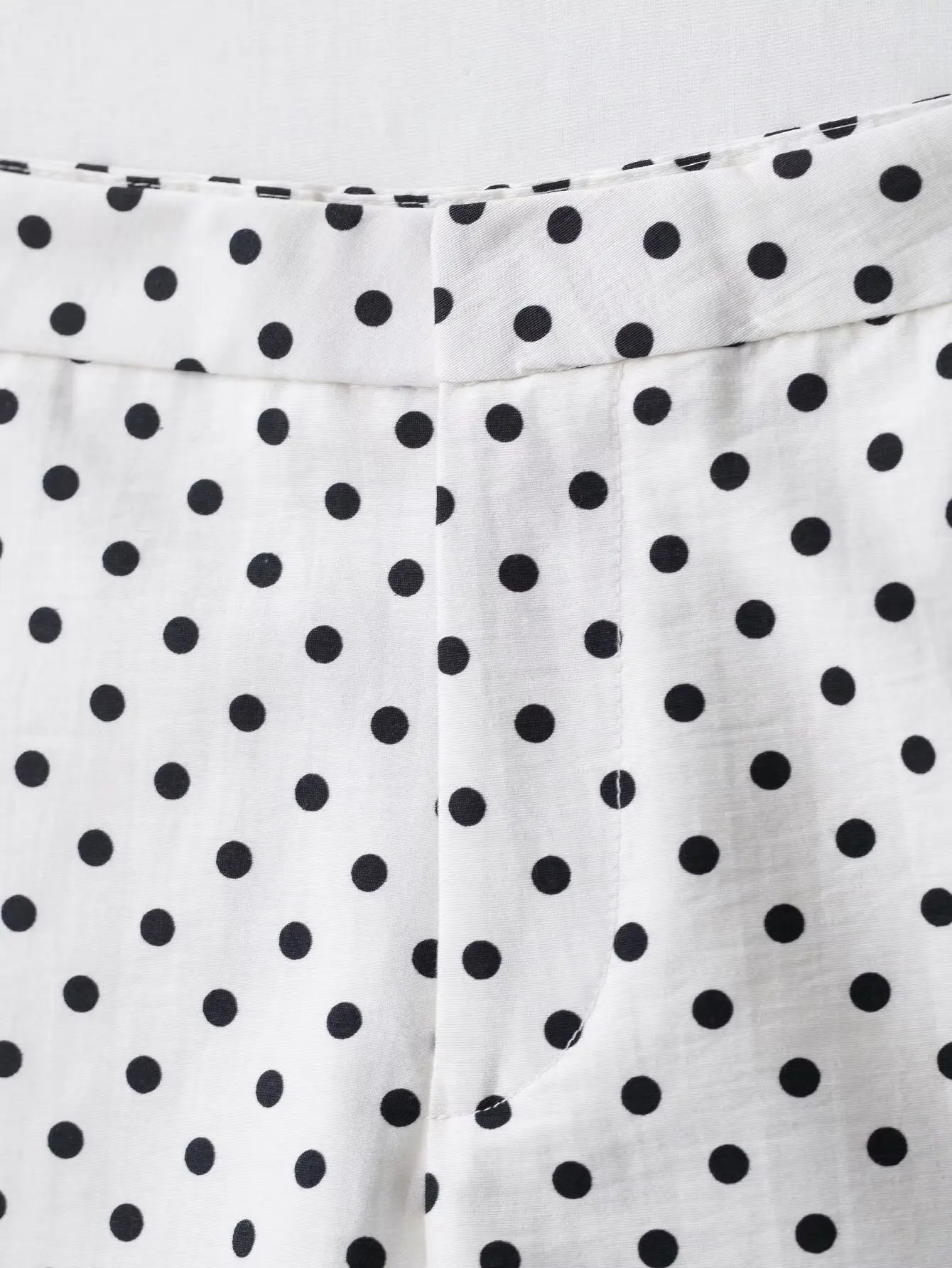Fashion Polka Dot Shorts Set For Women
